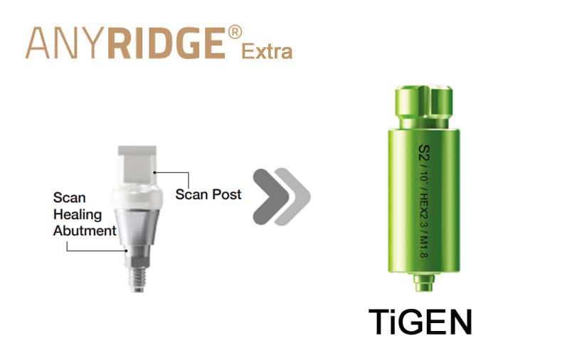 AnyRidge Extra SHA TiGEN(Pre-milled)