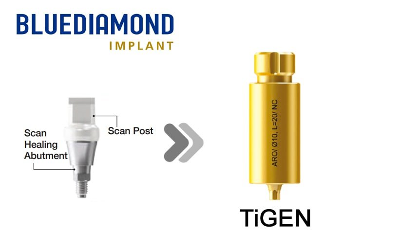 BlueDiamond NC SHA TiGEN(Pre-milled)