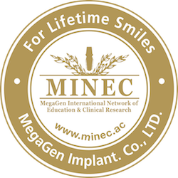 logo MINEC MegaGen International Network of Education and Clinical Research